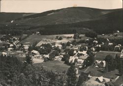 Harrachov, Czechoslovakia - Aerial View Postcard