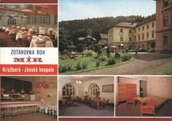 Hotel Mír, Kružberk - Jánské Koupele Postcard