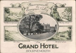 The Grand Hotel, Bournemouth, the Evergreen Valley Postcard