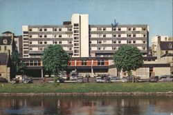 Caledonian Hotel, Inverness, from the River Ness Postcard