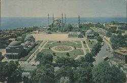 Sultan Ahmet Camii (Sultan Ahmet Mosque) and It's Surrounding Postcard