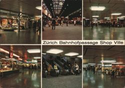 Zürich Bahnhofpassage Shop Ville Postcard