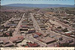 Aerial View of Downtown Livermore Postcard