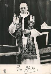 Pope Pius XII Postcard