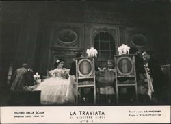 La Traviata, Act I, Teatro alla Scala Postcard