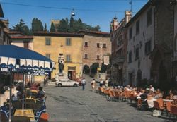 Piazza G. Giusti, Montecatini Alto Postcard