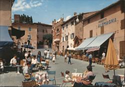 Montecatini Alto, Piazza Giuseppe Giusti Postcard