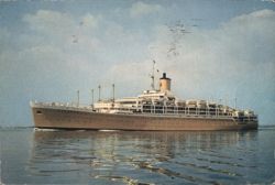 S.S. Orcades Ocean Liner, Orient Line Postcard