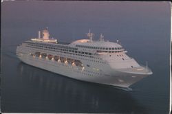 Crown Princess Love Boat Inaugural from Athens Postcard