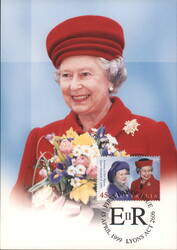 Queen Elizabeth II, First Day of Issue Postcard