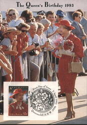 Queen Elizabeth II, The Queen's Birthday 1993 Postcard