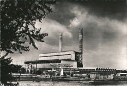 Centrale Thermique de Lacq-Artix Power Plant Postcard