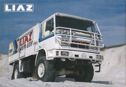 LIAZ 111.154 Paris-Dakar Rally Truck Postcard