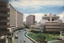 Housing Board Flats and New Lower Court Building, Upper Cross Street Postcard