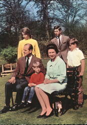 The Royal Family at Frogmore Postcard