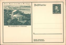 Bayreuth Festspielhaus Postcard