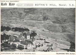 Rob Roy Hotel Overlooking the Valley of a Thousand Hills Postcard