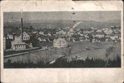 Štramberk, Moravia - View of Town with Factory Postcard