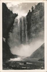 Lower Falls, Yellowstone River, Yellowstone National Park Original Photograph