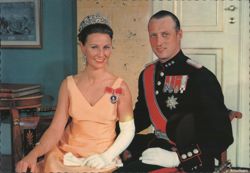 Crown Prince Harald and Crown Princess Sonja of Norway Postcard