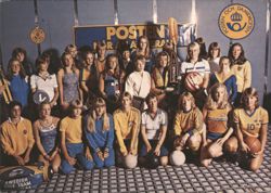 Swedish Women's Athletic Teams Sponsored by Posten Postcard