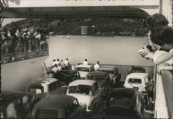 Ferry Crossing at Tihany, Hungary Postcard