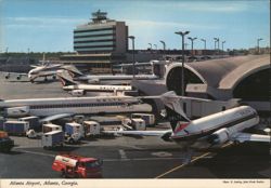 Atlanta Airport, Atlanta, Georgia Postcard