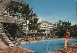 The Aristocrat Hotel Swimming Pool Postcard