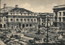 Milan: Piazza della Scala and Teatro alla Scala Postcard