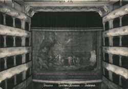 Teatro Rossini Interior, Pesaro Postcard