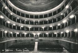 Teatro Gentile, Interior View Postcard