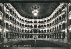 Bologna - Teatro Comunale (1756) Postcard