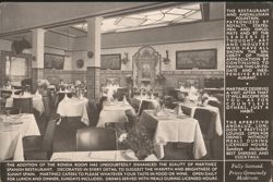 Martinez Spanish Restaurant Interior, London Postcard