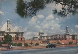 Secretariat Buildings, New Delhi Postcard