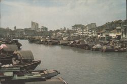 Riverfront, Downtown Singapore Postcard