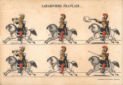 French Carabiniers Postcard