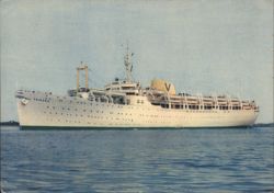 M/V Fairsea, Alvin Steamship Corp. Postcard