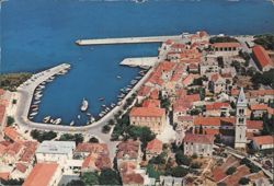 Supetar, Island of Brač, Croatia - Aerial View Postcard