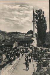 Baščaršija, The Old Turkish Market, Sarajevo Postcard