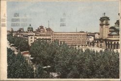 Kneza Milosa Street, Belgrade, Yugoslavia Postcard