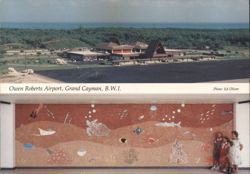 Owen Roberts Airport, Grand Cayman, B.W.I. Postcard