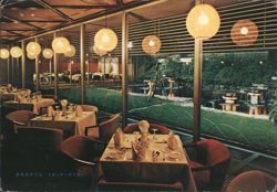 Sendai Hotel, Interior View of Restaurant Postcard