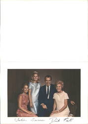 Richard Nixon Family Portrait Greeting Card