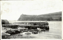 Bradda Head & Harbour,Isle Of Man. Postcard