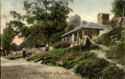 Launceston Castle and Lodge England Postcard Postcard