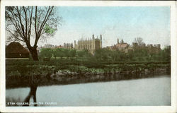 Eton Collge,From The Thames. England Postcard Postcard