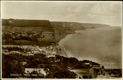 Sidmouth From Reak Hill England Postcard Postcard