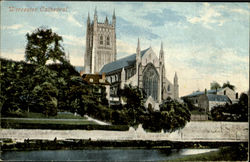 Worcster Cathedral Postcard