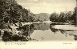 On the eweed at Dryburgh Postcard