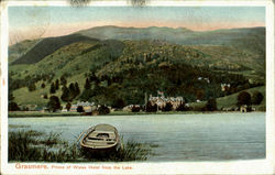 Grasmere.Prience of Wales Hotel from the Lake England Postcard Postcard